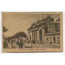 CONCEPCION DEL URUGUAY IGLESIA ENTRE RIOS ANTIGUA TARJETA POSTAL ARGENTINA